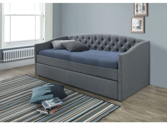 SUNNY একক 190X200 Tufted Daybed with Trundle Gree Upholstered Daybed