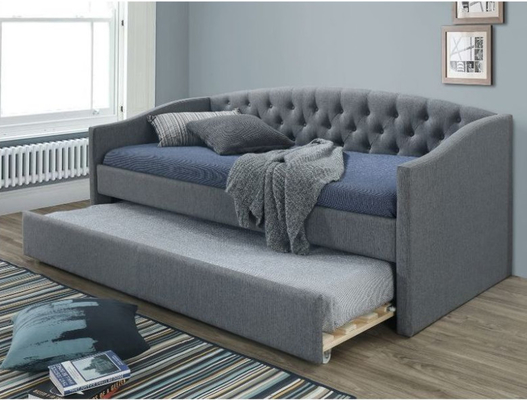 SUNNY একক 190X200 Tufted Daybed with Trundle Gree Upholstered Daybed