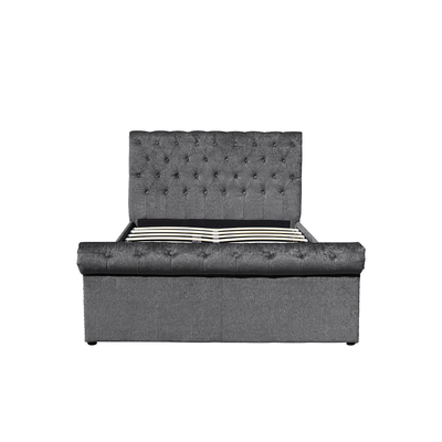 Tufted গ্যাস উত্তোলন স্টোরেজ বিছানা